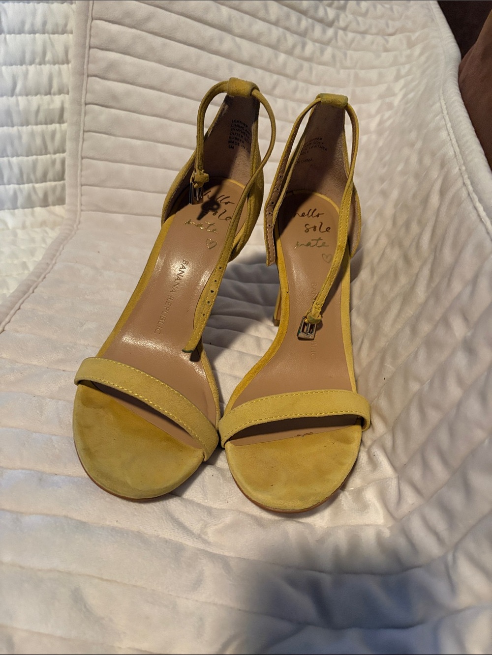 Banana Republic Women's Suede Ankle-Strap Heels